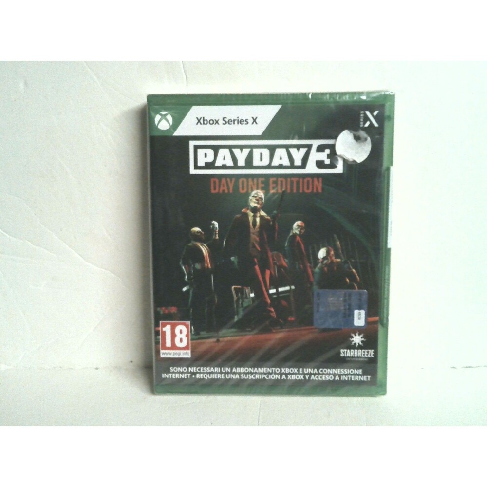 Payday 3 Day One Edition Xbox Series X Sealed 2023 Starbreeze Deep Silver